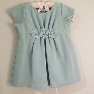 Teal Flowered dress